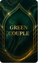 Green Couple Card